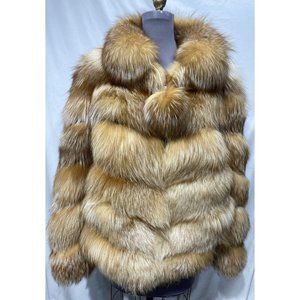 crystal fox / silver jacket vcut design bomber (81247)